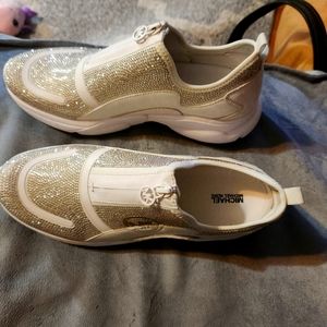 Size 10 Michael kors sparkling tennis shoes